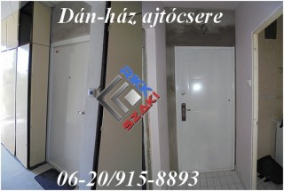 Dán-ház ajtócsere, ajtóbeépítés, teljes körű kivitelezéssel.