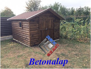 Kerti faház betonalap