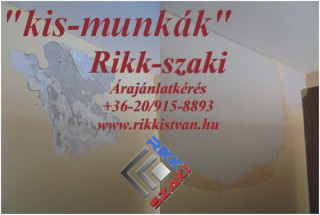 Beázás utáni kőműves javítási 