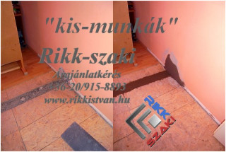 Csőtörés utáni kőműves javítási 
